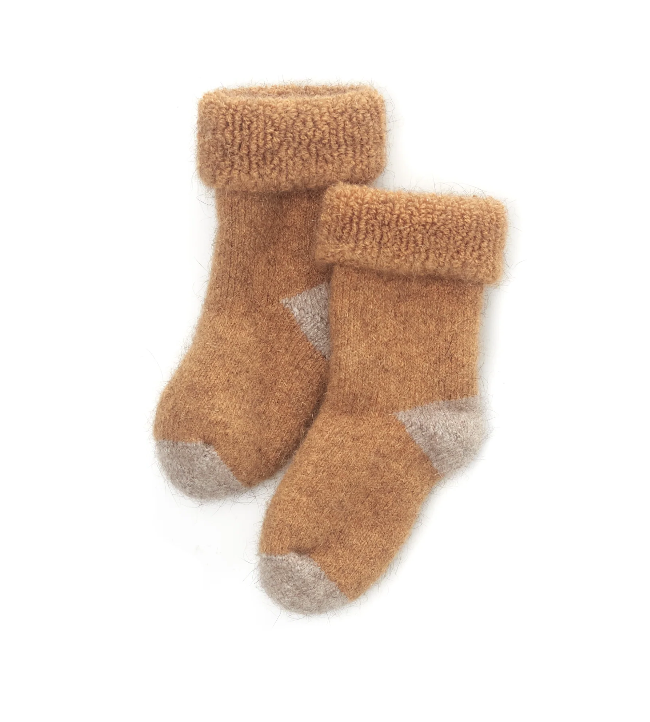 Possum Merino Baby Socks